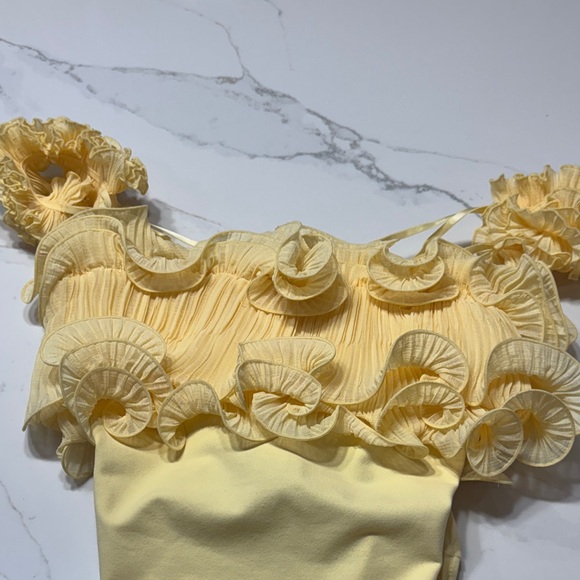 FP Movement by Free People Yellow Ruffle Top - Picture 14 of 15